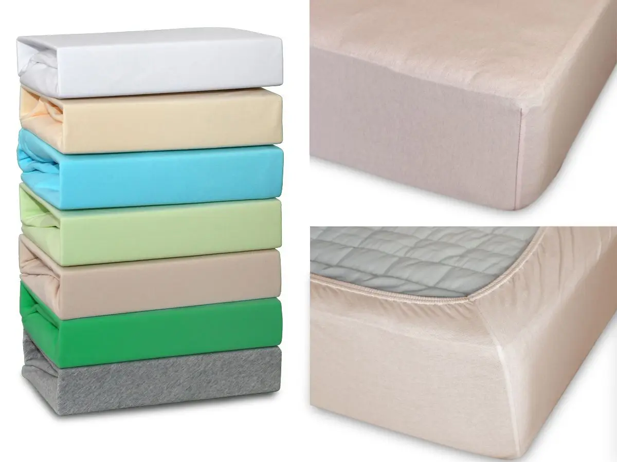Sheets on elastic: material jersey size 90*200 140*200 160*200 180*200 200*200 |