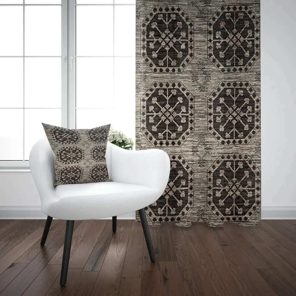 Еще сером и коричневом цвете пуфик Винтаж Турецкий Дизайн 3D принт Гостиная