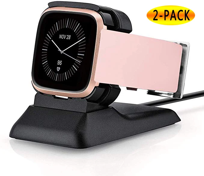 2 шт. в упаковке для зарядного устройства Fitbit Versa кабель и зарядная док станция