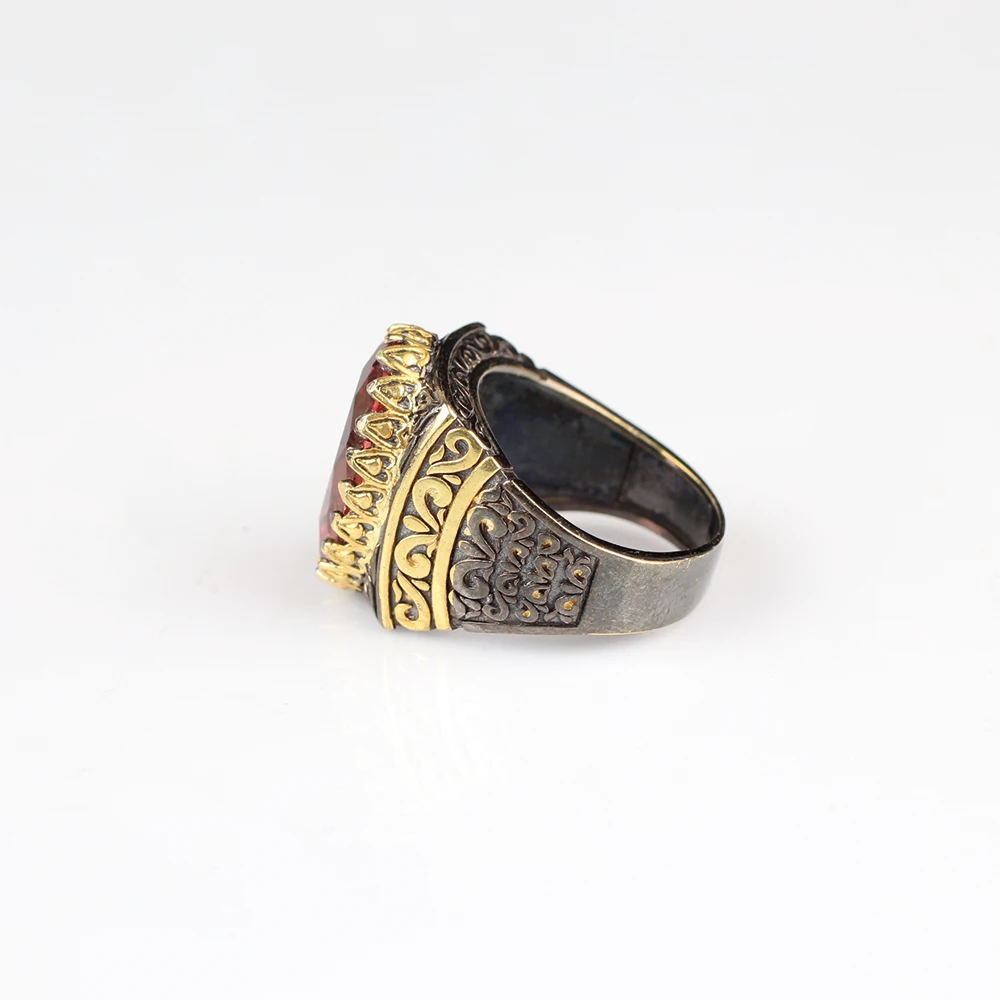 Man 925 Silver Oval Zultanite Handmade Ring