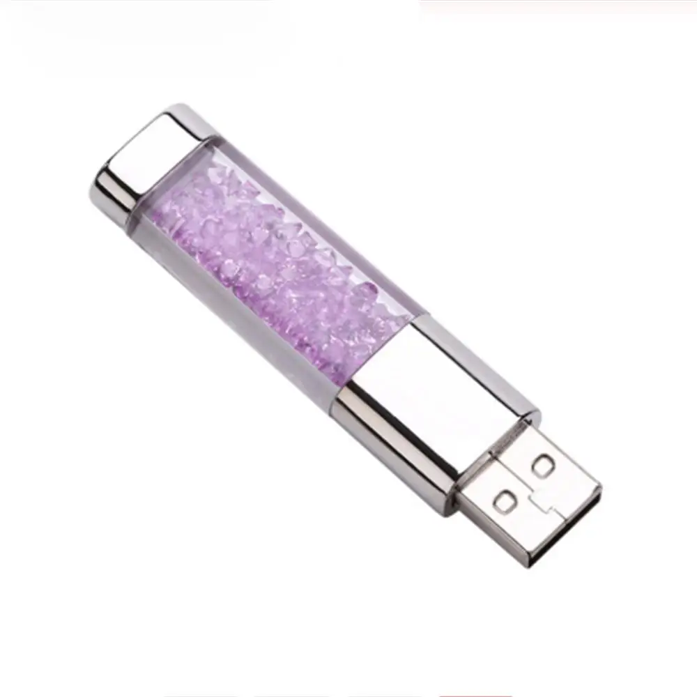 Pen drive Diamond Crystal USB Flash DriveMetal Pendrive 4G 8G 16G 32GB 64GB128G G Card Drive Memory Stick U Disk | Компьютеры и офис
