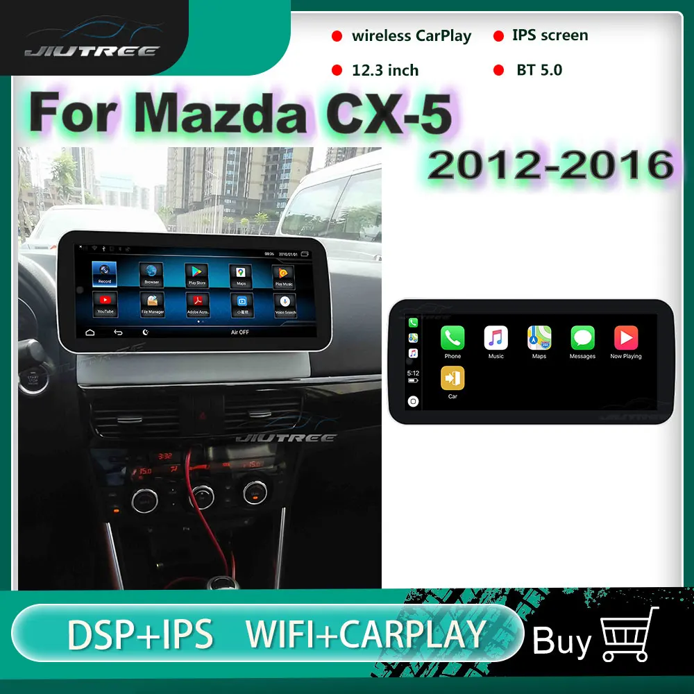 

Android Dual System 128G Car Radio For Mazda CX 5 2012-2016 Car Monitor Stereo Multimedia Player Vehicle Navigation Head Unit