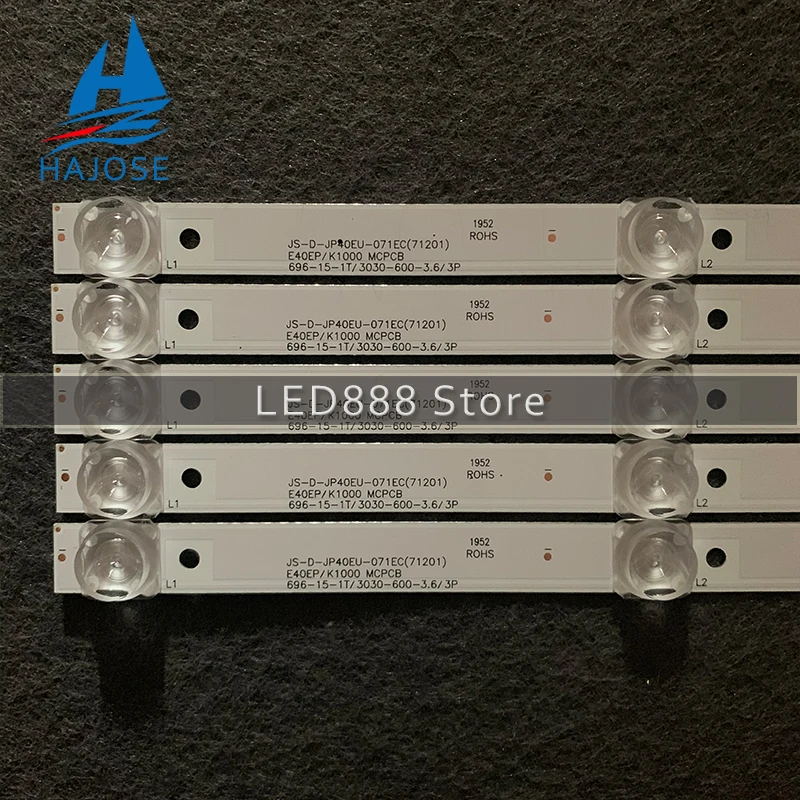 Светодиодный Подсветка полоса 40 дюймов оригинал JS D JP40EU 071EC(71201) E40EP K1000 MPCPCB полосы