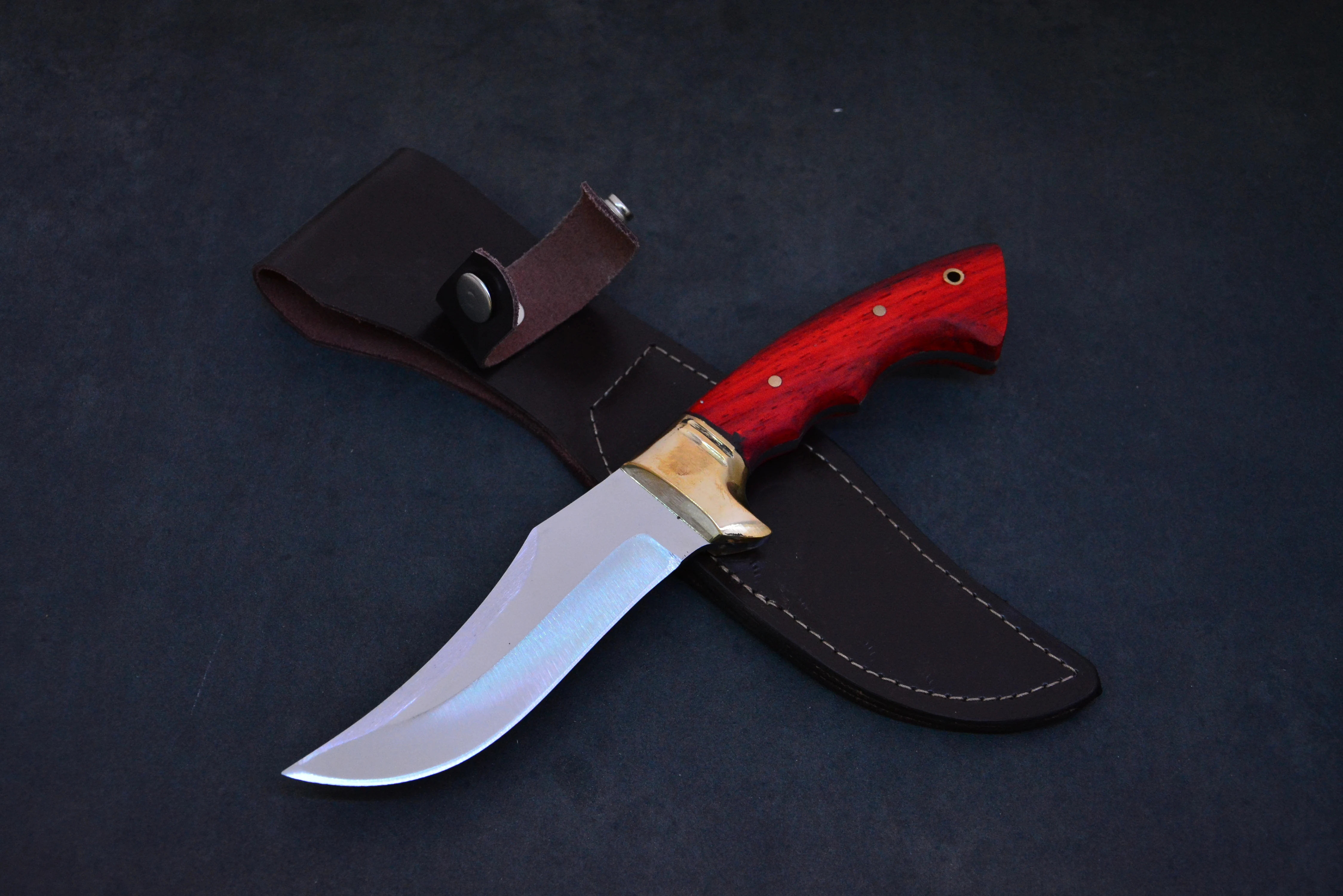 

Turkish Finka bushcraft sharp Outdoor Survival Hunting Bowie Knives Camping Fixed Blade Straight Tactical knife Deer horn handl