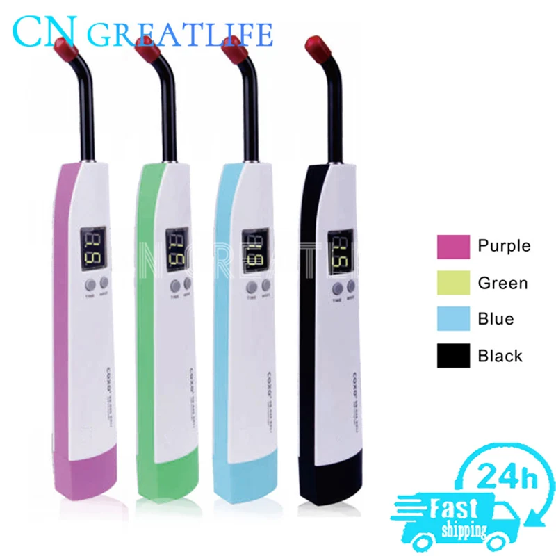 

High Quality Genuine Db686 4 Colors 3 Working Modes Optical Fiber Digital Display Light Curing Dental Lamp Led Curing Light