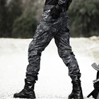 Мужские камуфляжные тактические брюки-карго, походные, походные, армейские комбинезоны, спецназ, военная форма, боевые, с несколькими карманами