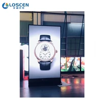 led screen display floor stand led screen led billboards led sign board commercial led tv screens bus station p3 91 led screen
