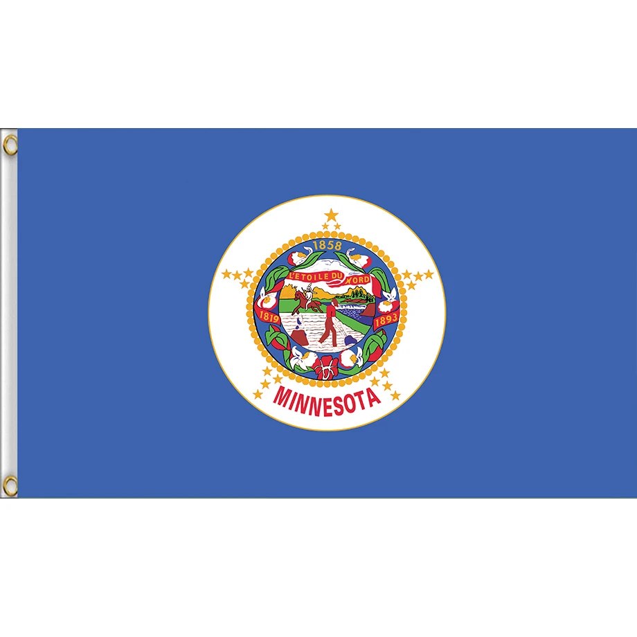 

Minnesota State Flag Banner United States US State USA 3x5FT 90x150cm Polyester