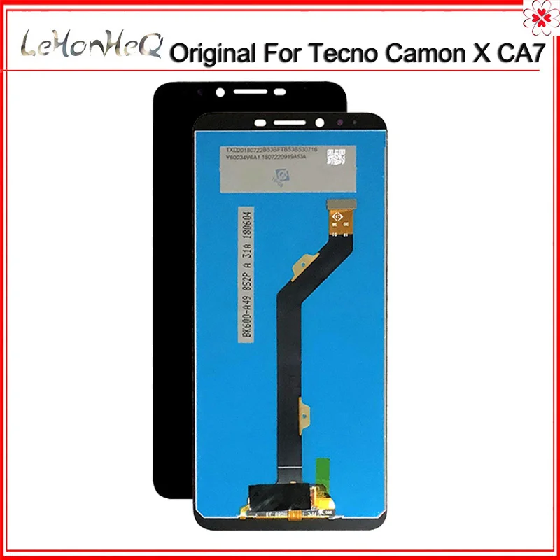 

100% протестированный ЖК-дисплей 6,0 дюйма для Tecno Camon X CA7, ЖК-дисплей, детали для ремонта экрана Tecno CA7