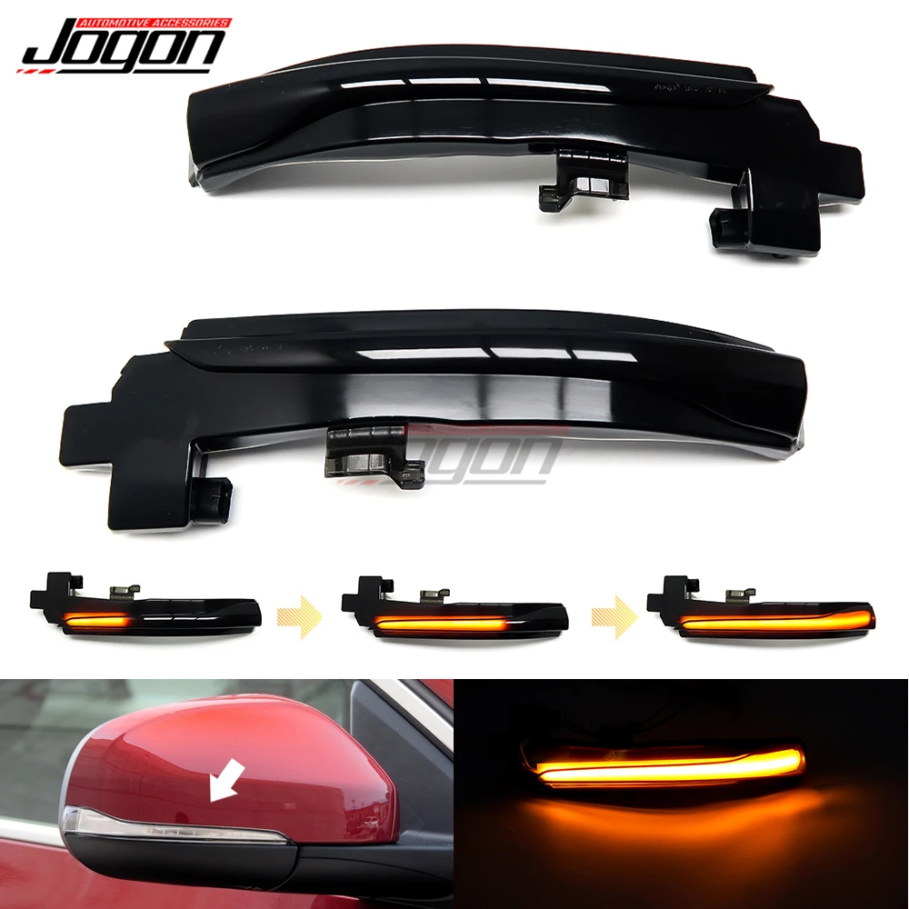 

For Volvo V40 CC II V60 S60 2011-2018 S80 V70 III LED Dynamic Turn Signal Light Side Mirror Sequential Blinker Indicator Lamp