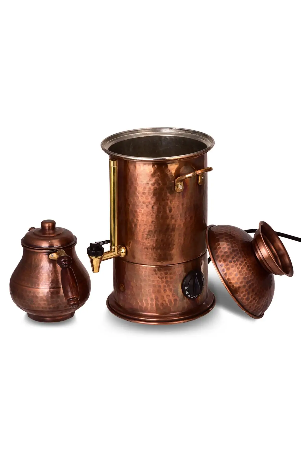 

Saint Belisama Scale Pottery Electric Copper Urn 23cm