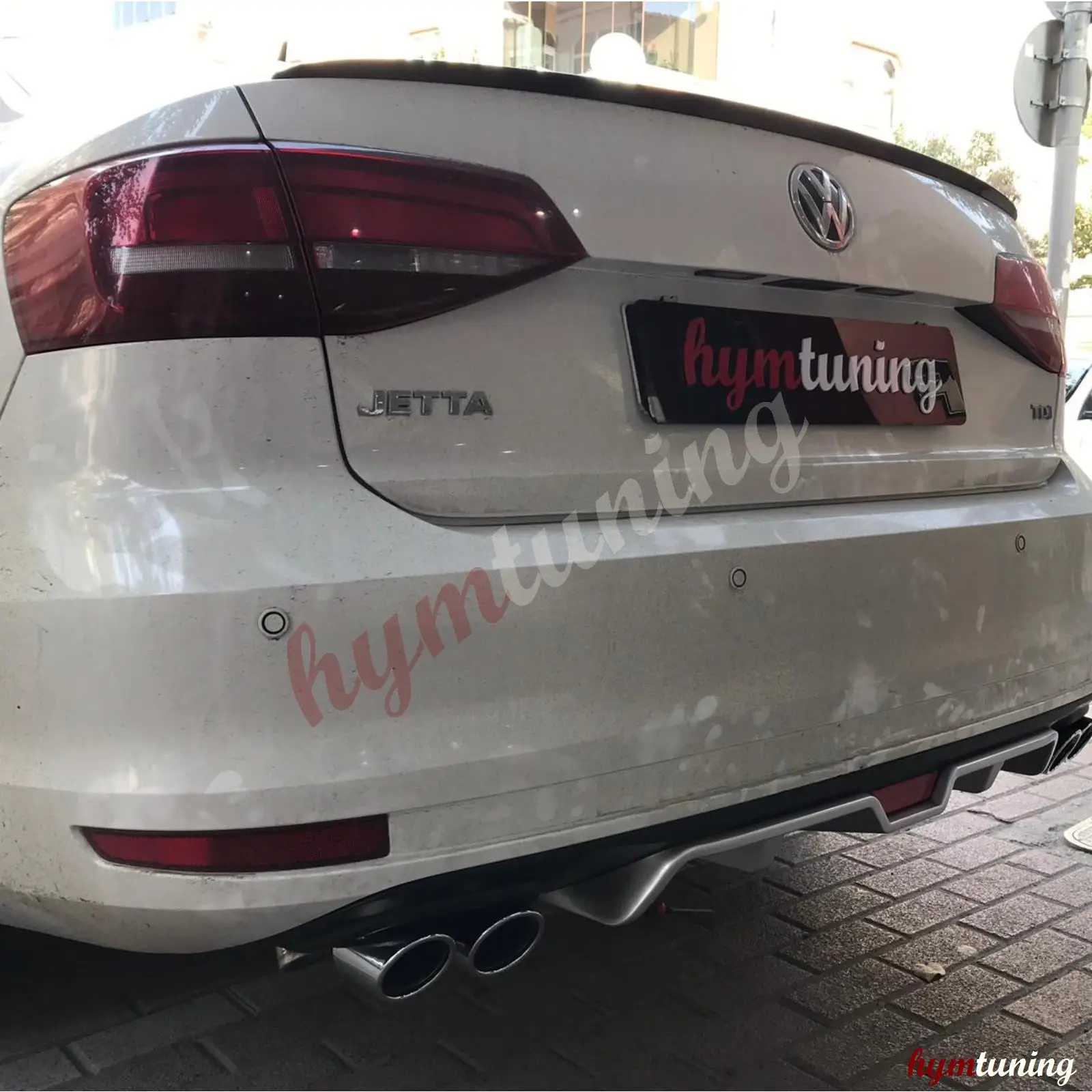 Спойлер для багажника VW Jetta MK6 универсальный скачок заднего крыла В гоночном