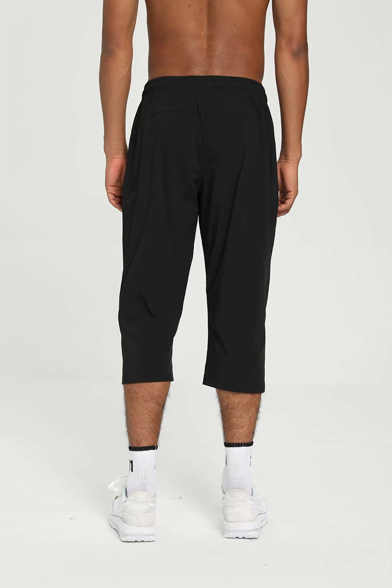 

Men's Cropped Trousers Men sports pants Fitness Gym Training Sports Quick Dry Jogging Summer Mens Tracksuit Jogger Short pants