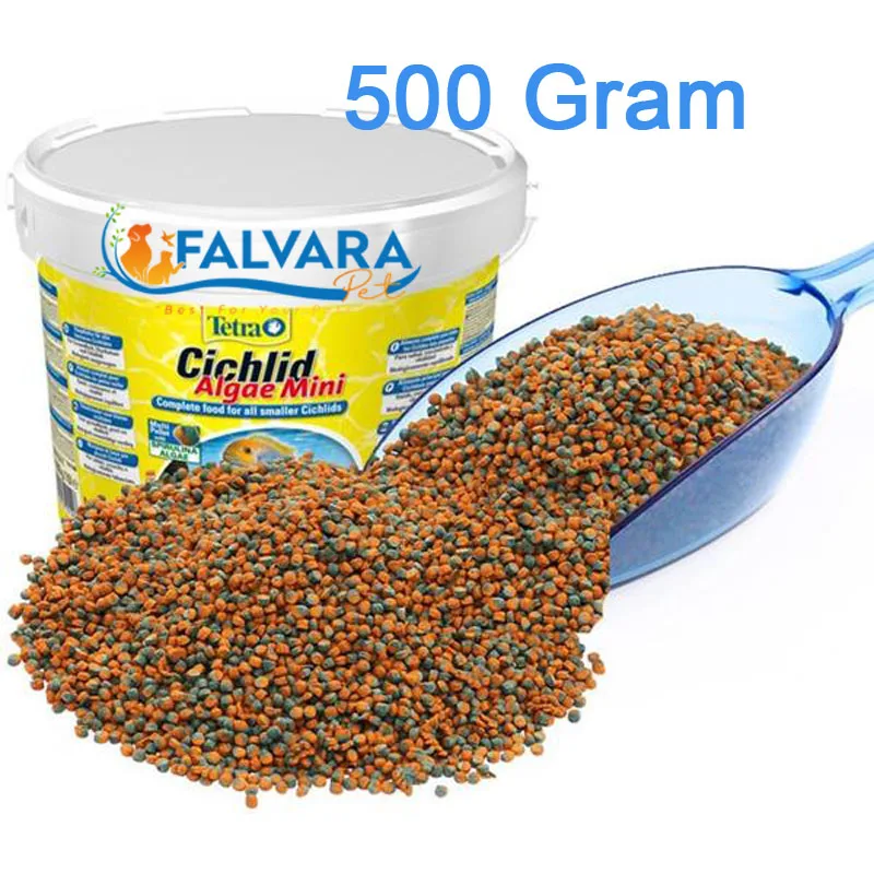 

500 Gram Tetra Cichlid Algae Mini Granules Kovadan Partition Fish Feed, Cichlid Feed, Feed, Floating Bait