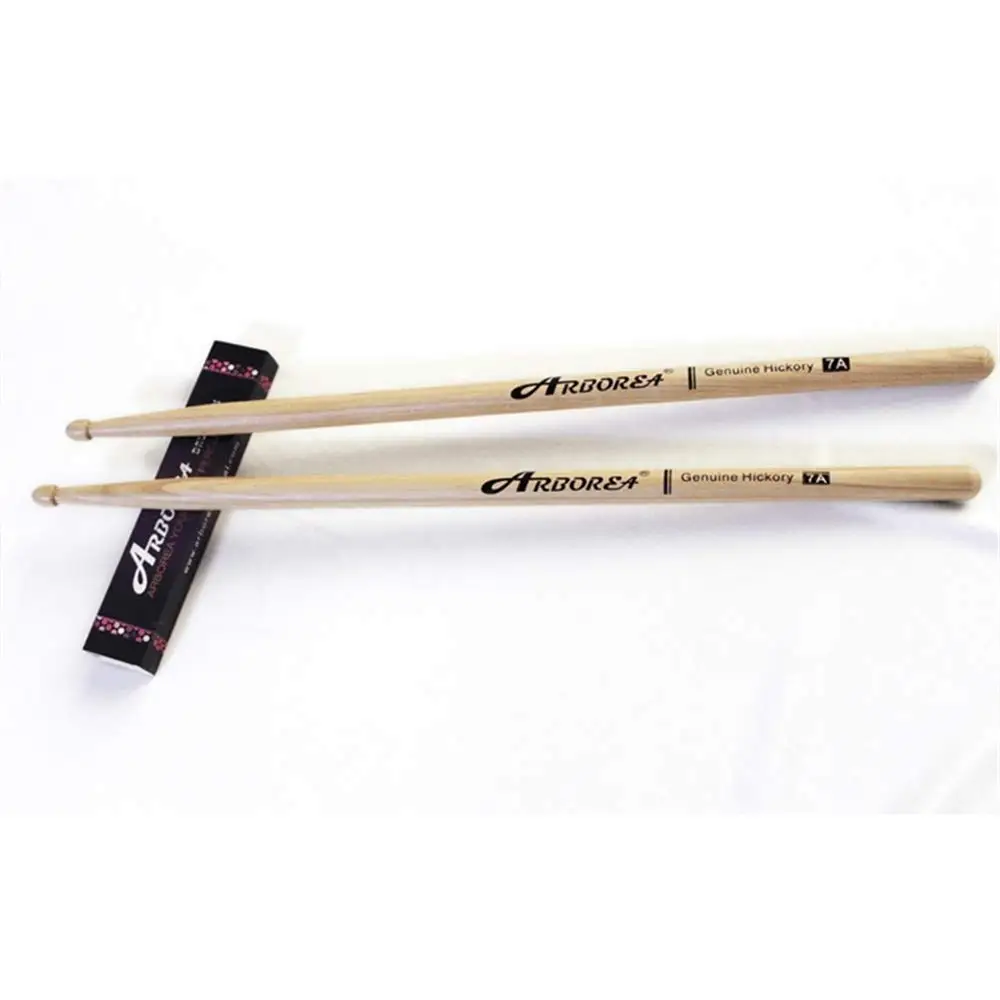 

Wood Color Drum Sticks Ameriacn Hickory Drumstick 7A