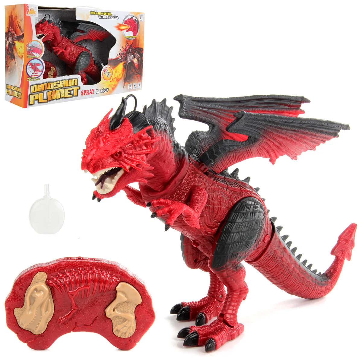 Животное на р/у со св. и зв.&quotОгненный повелитель драконов&quot 89283|Роботы животные