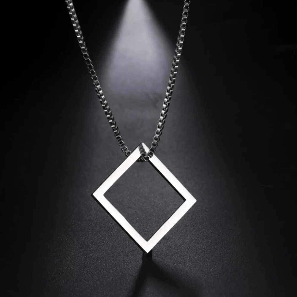 

Squid Game Manager Necklace Accessory Stylish Gift Ornament Jewelry Square Necklace