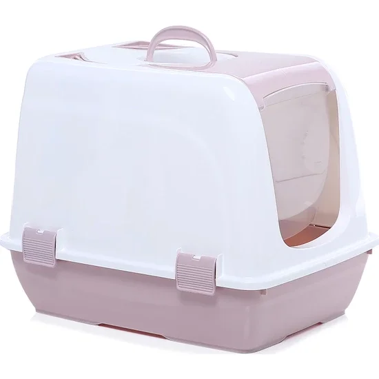 Milo закрытый туалет для кошек фуксия прочный качественный Тренировочный Набор