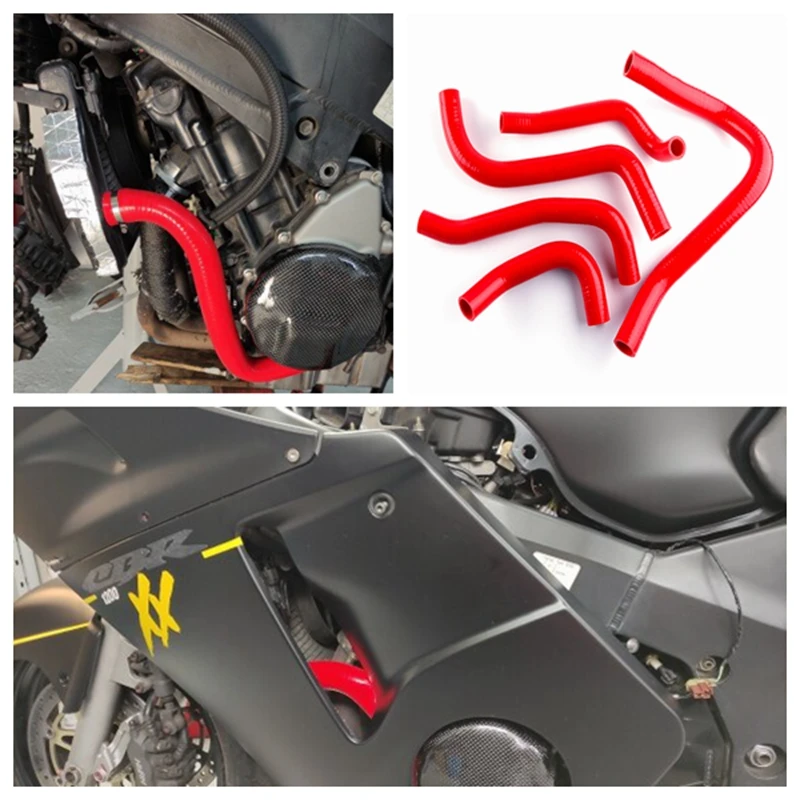 Фото ДЛЯ 1997-2003 HONDA CBR1100XX CBR 1100 XX комплект силиконовых шлангов охлаждающей жидкости радиатора 1998 1999 2000 2001 2002 трубопровод 5 шт. 10 цветов №1