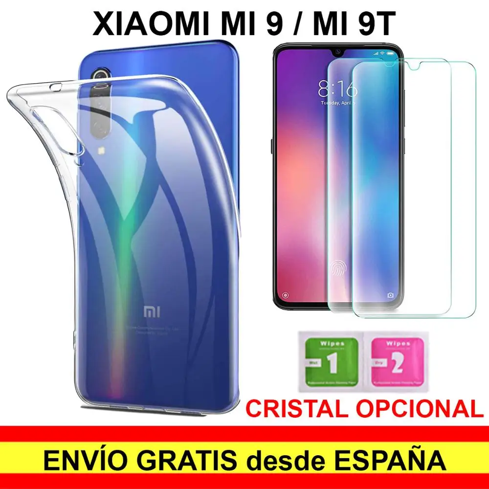 Гелевый Чехол из ТПУ совместимый с XIAOMI Mi 9 / 9T/My 9G PRO premium дополнительное закаленное