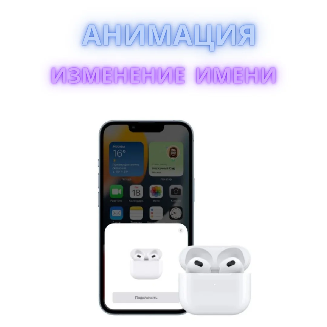 Беспроводные наушники AirPods 3 1в1 из России качество Premium для iphone samsung xiaomi аирподс |