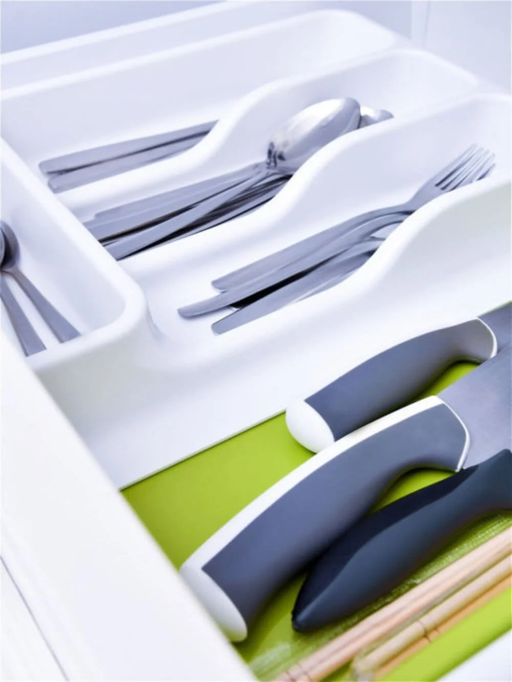 Лоток раздвижной для столовых приборов поддон органайзер хранения ложек вилок