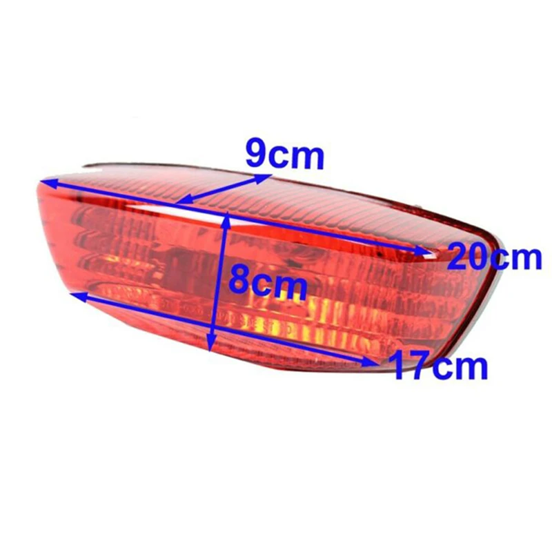 2020 New 12V 3 Wires Rear Taillight Brake Lights Driving LED For Suzuki Large Displacement ATV Styling Accessories |