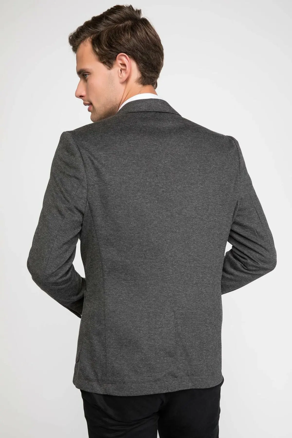 DeFacto новинка модный роскошный мужской блейзер брендовый высокое качество