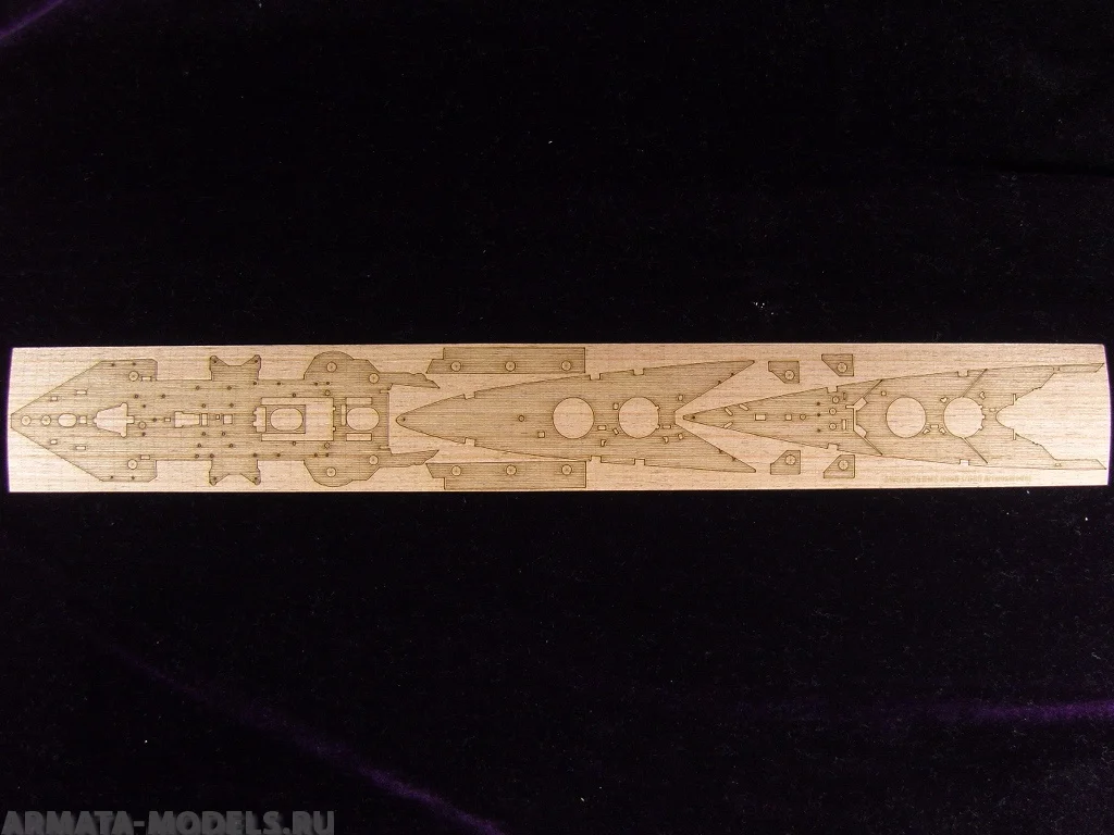 Aw50020 wooden deck for 1/600 HMS Hood |