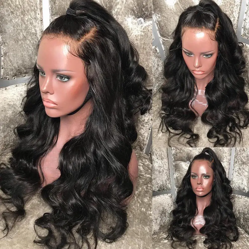 

Soft Body Wave Lace Frontal Wig Deep Wave Synthetic Wigs for Women Synthetic Hair Wigs Heat Resistant Fiber Hair Daily Wig