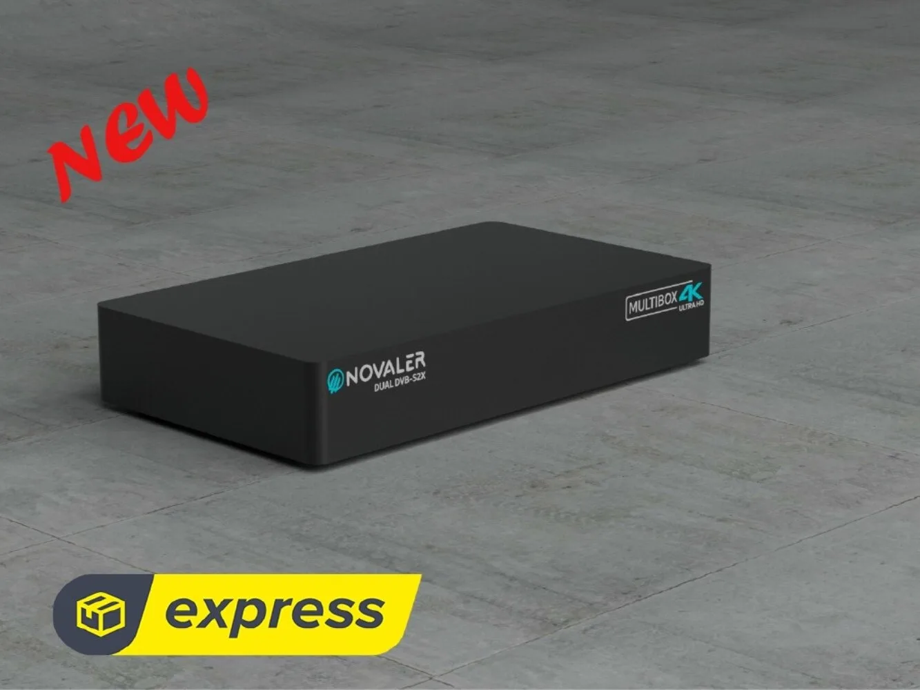 Billig NOVALER RECEIVER 4K UHD MULTIBOX LINUX Enigma 2 DVB-S2X AND ANDROID 7