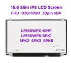 15,6-дюймовый IPS экран для ноутбука, ЖК-экран для LP156WF6 LP156WF4 SPK1 SPK2 SPK3 SPK6 SPC1 SPB1 SPL1 SPA1 FHD1920x1080 30pin eDP