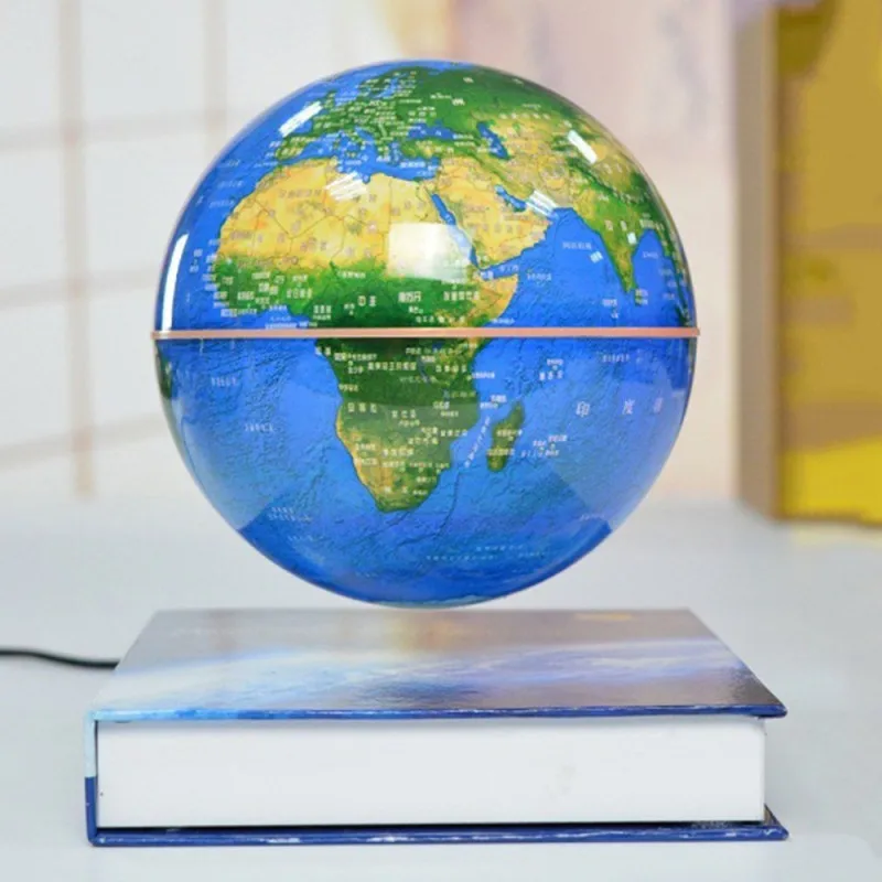 Левитирующий глобус на книге Земля (D 14см)| |