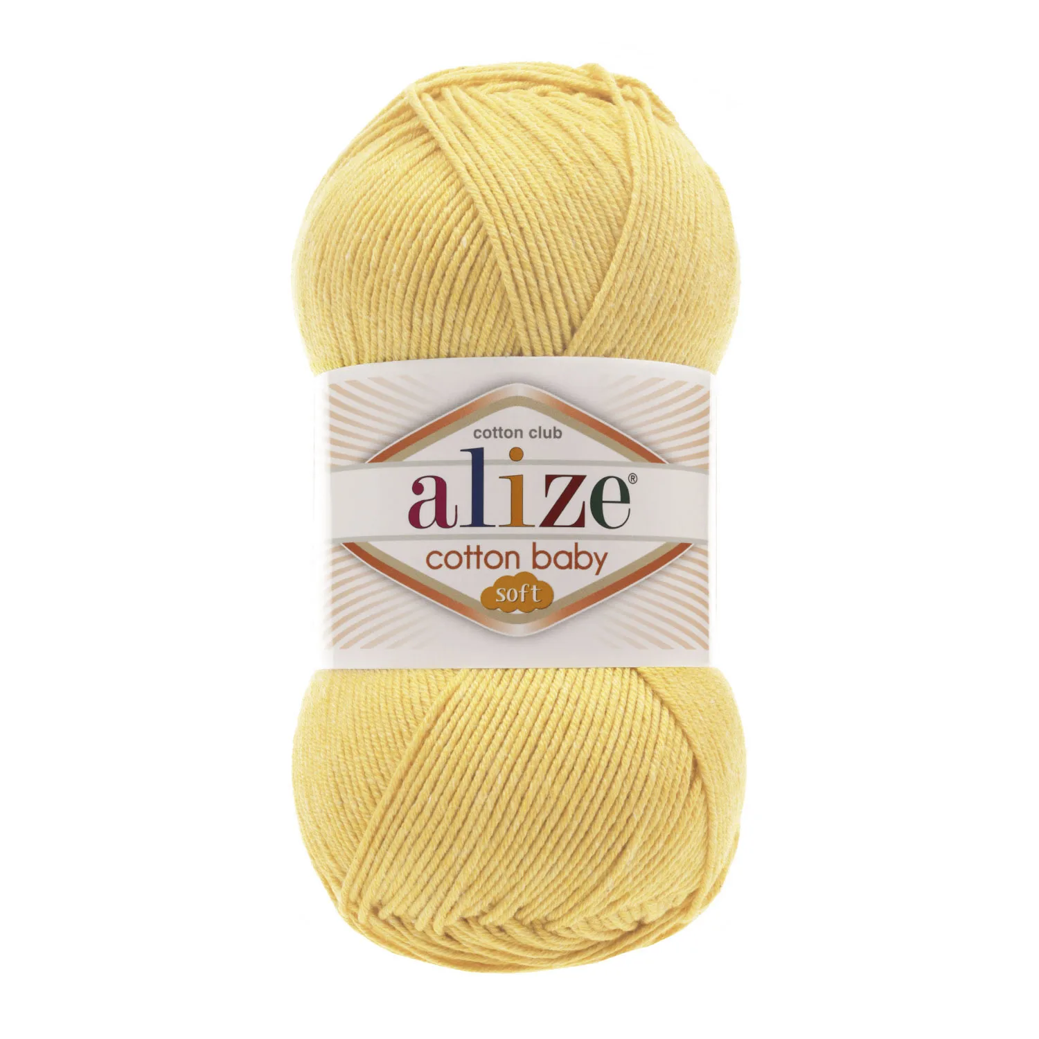 Пряжа для ручного вязания Alize Cotton Baby Soft Ball 100 грамм 270 метров акрил сезон весна /
