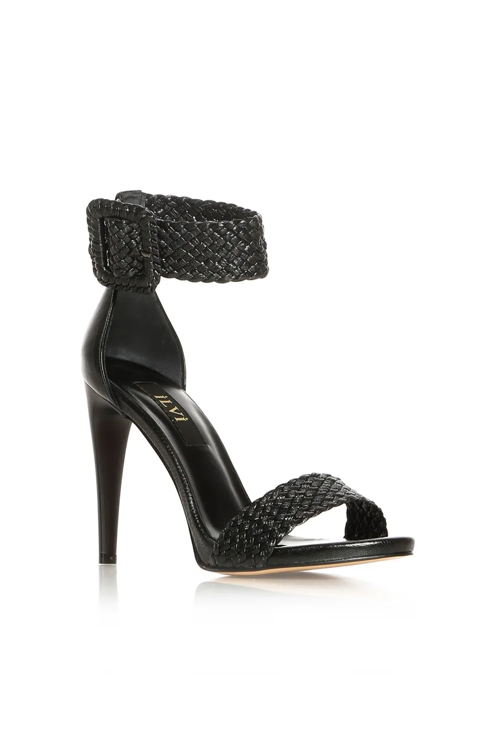 

ILVi-Genuine Leather Handmade Molo Women's Sandal Black Women Shoes 2020 Spring Summer (Made in Turkey)