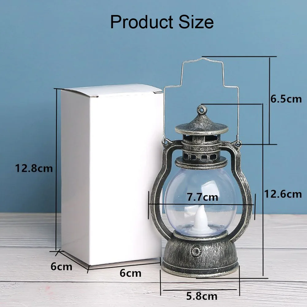 Висящий свечной фонарь ретро масляная лампа портативный светодиодный с ураганом