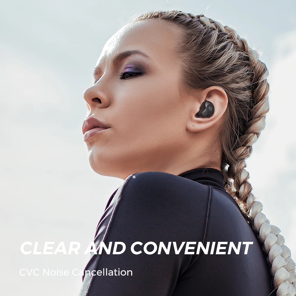 SOUNDPEATS, двойные динамические драйверы, беспроводные наушники, Bluetooth 5,0, APTX, аудио, CVC, шумоподавление, 27ч, время воспроизведения, наушники