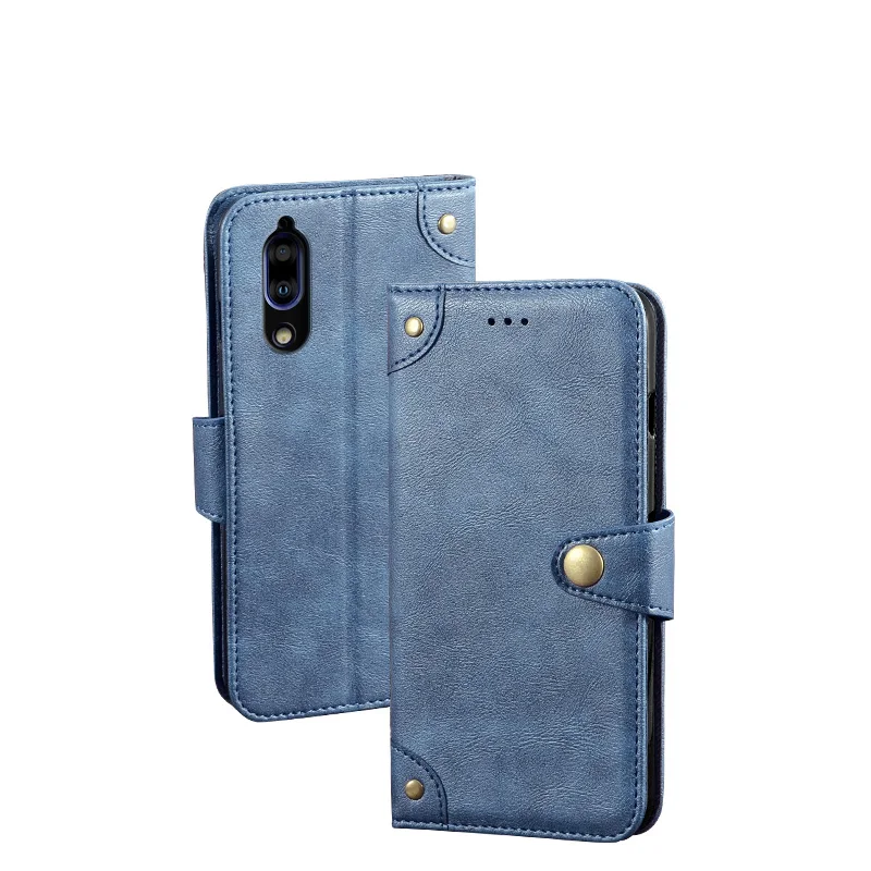 Чехол книжка для Sharp Aquos S2 чехол из искусственной кожи магнитный ударопрочный