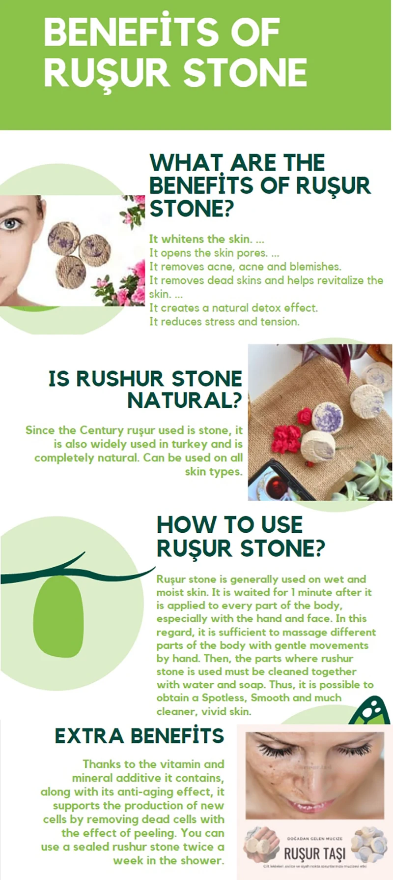 Sefidab Rooshoor Rusur Stone иранский осветлитель кожи смягчитель акне контроль жирности