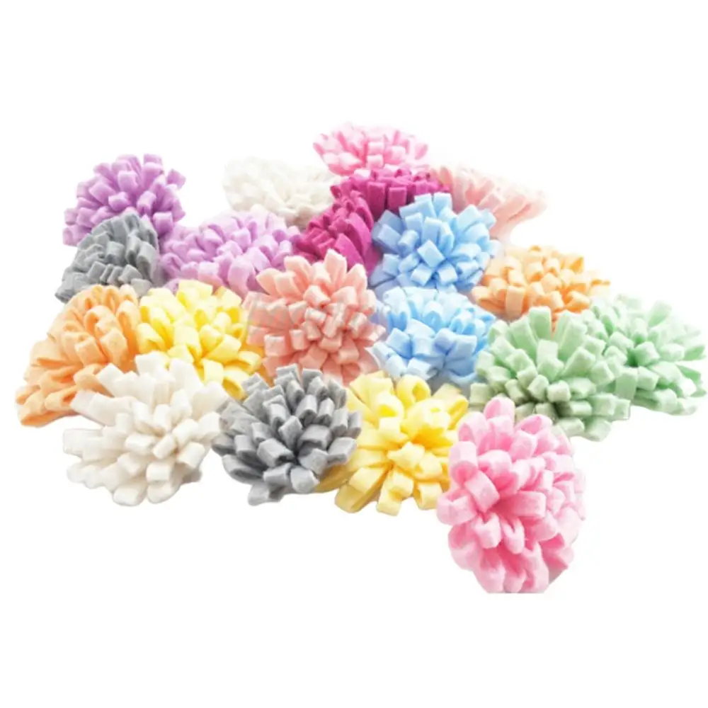 Оптовая продажа 100 шт. цветы из войлока украшения для ваших весенних проектов