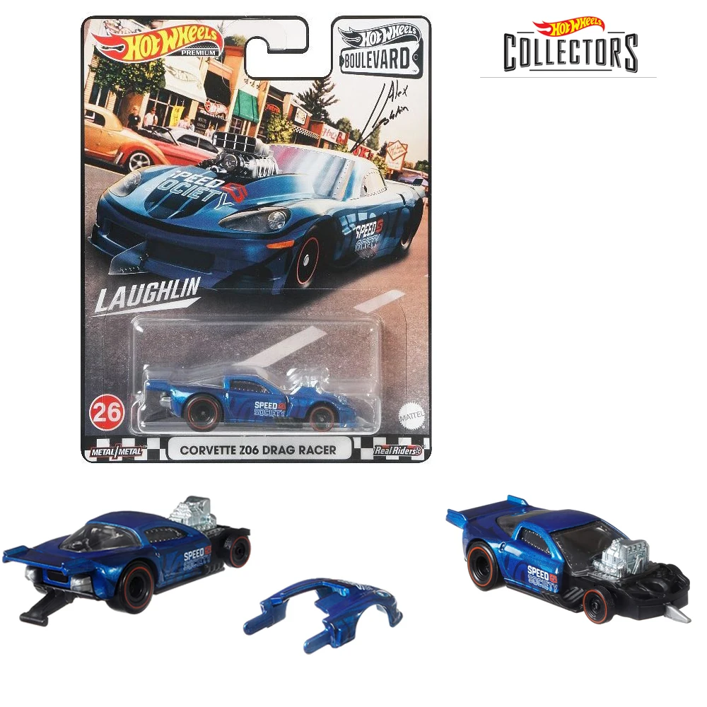 Hot Wheels автомобиль культура Премиум бульвар Corvette Z06 Drag Racer оригинальные шины сплав