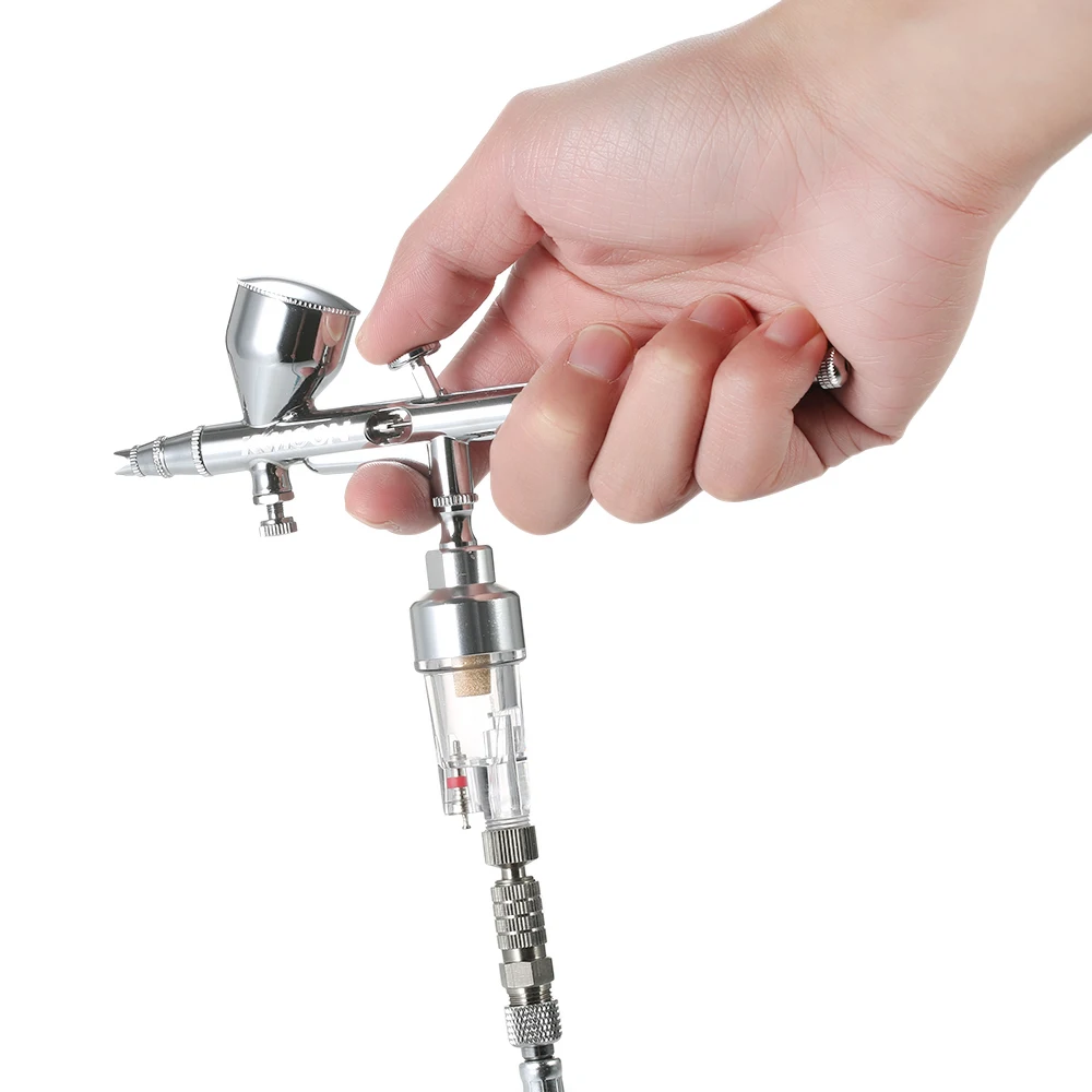 Профессиональный Аэрограф KKmoon краскопульт с гравитационной подачей