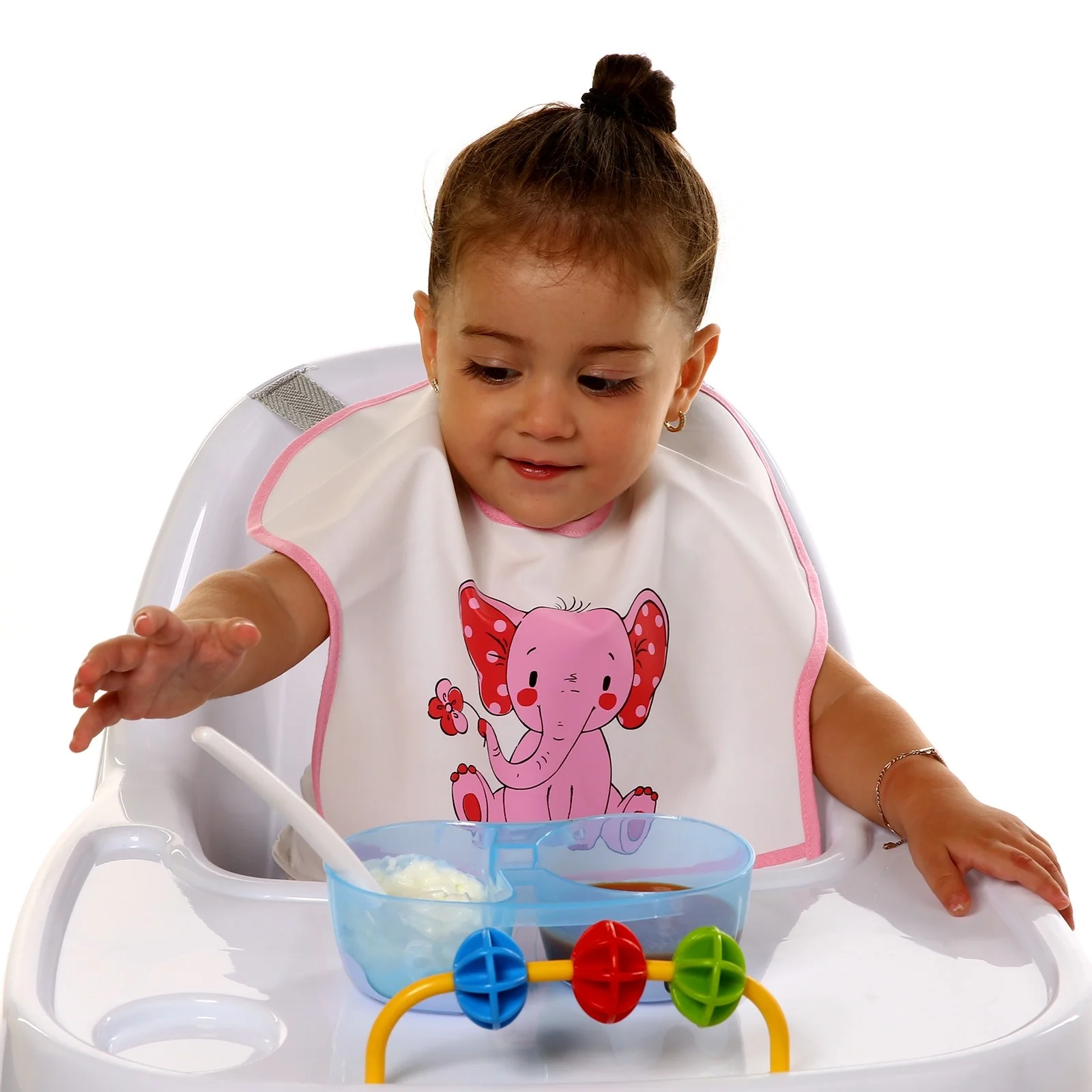 Ebebek baby me Fun Friend Poli Детский фартук с рукавом до локтя/нагрудник|Аксессуары| |
