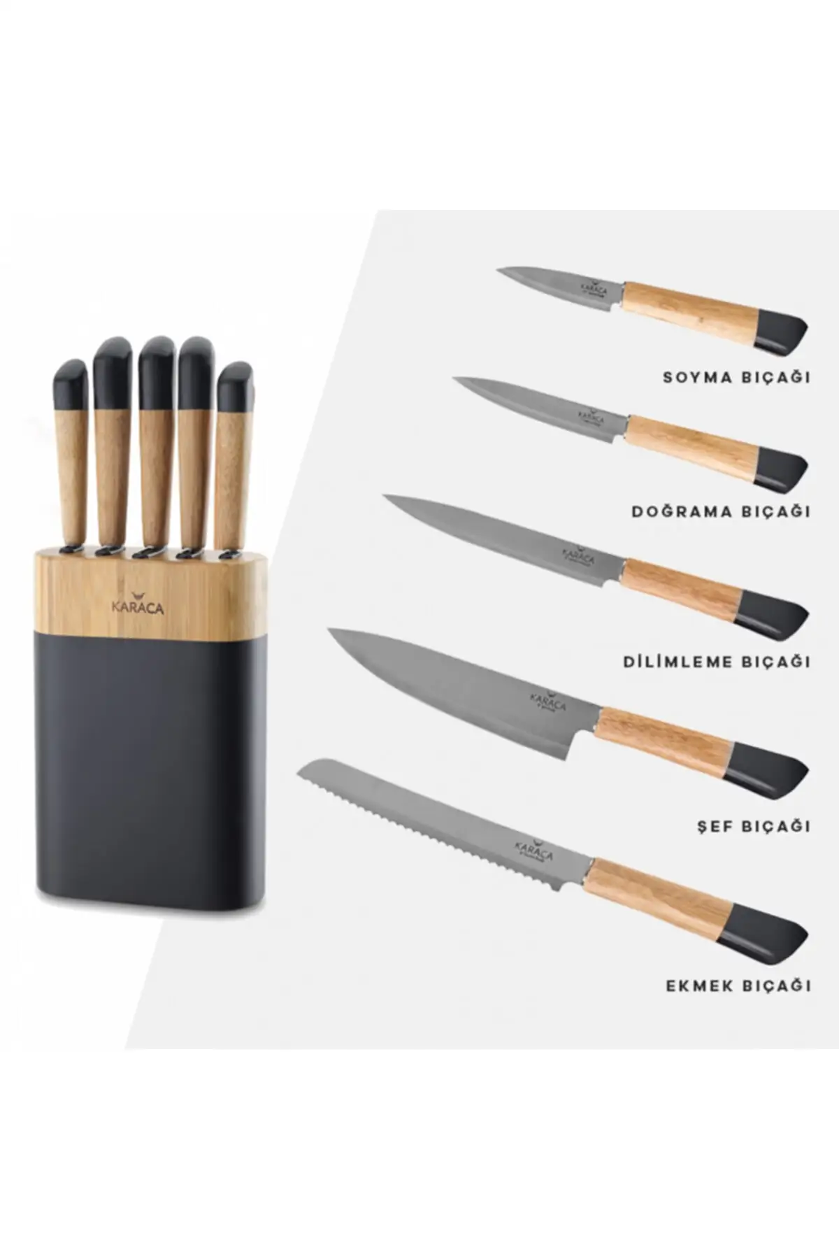 

Набор ножей Karaca Maple Black из 6 предметов