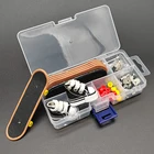 Tech Mini Finger Skate Scooter Ramps Skateboard Fingerboard набор аксессуаров для кончика пальца Bmx Bike DIY детские игрушки новинка