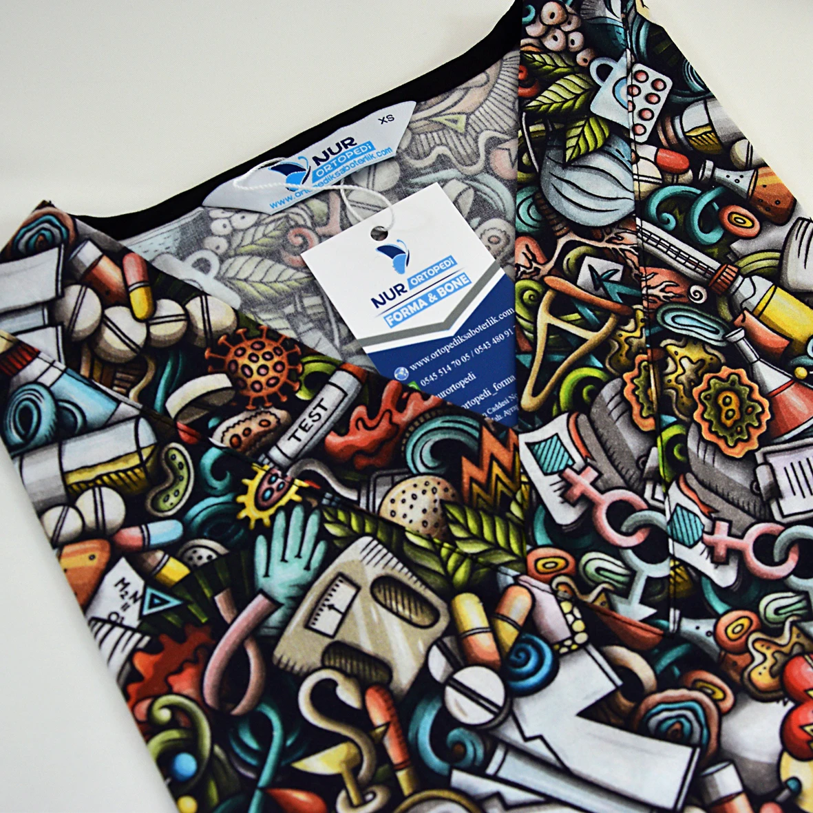 

Nur Orthopedics MASTER LYCRA Test Themed COTTON-LYCRA Unisex One Top Shirt