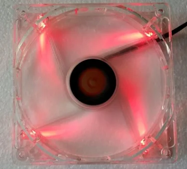 Fan 12 cm tt-1225 3pin red illumination | Fans &amp Cooling