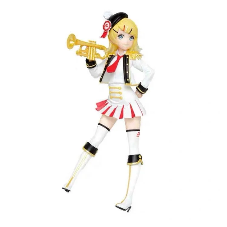В наличии оригинал Taito Kagamine Rin зимние живые ПВХ фигурка героя модель Figurals
