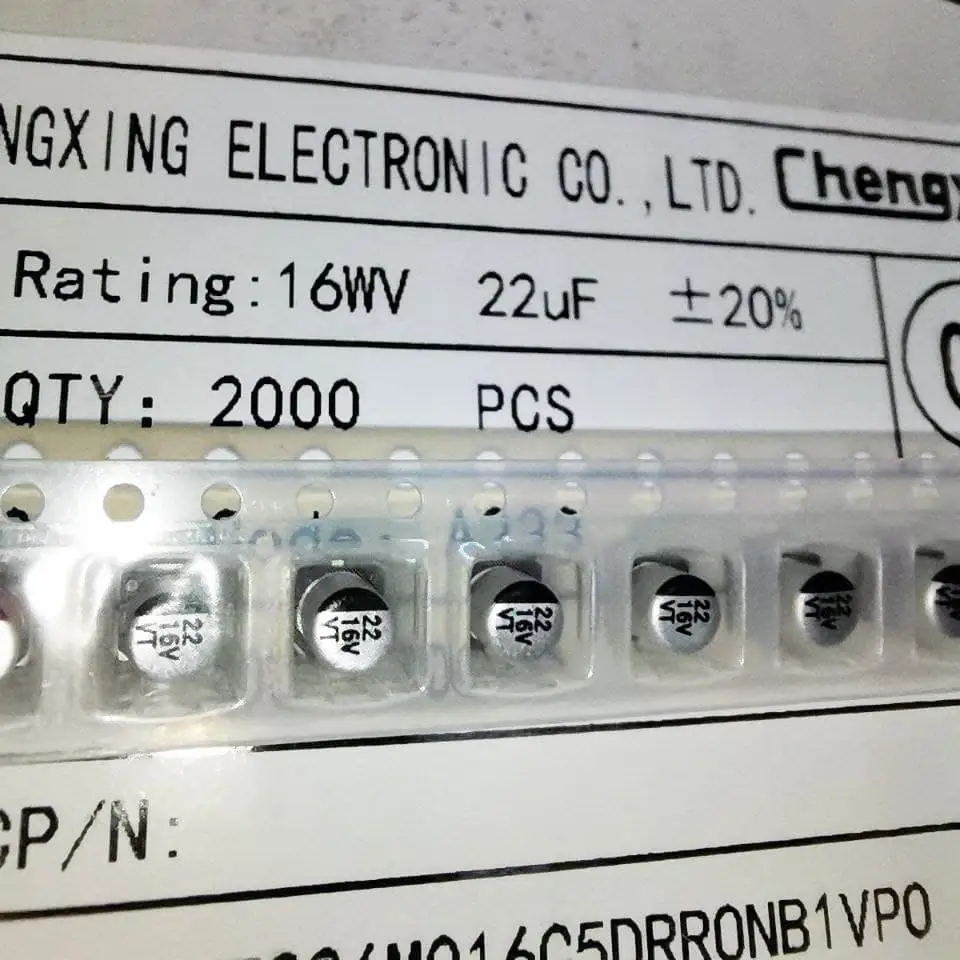 22мкФ*16В - Электролитический конденсатор
