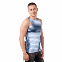 Хлопковая майка-тельняшка